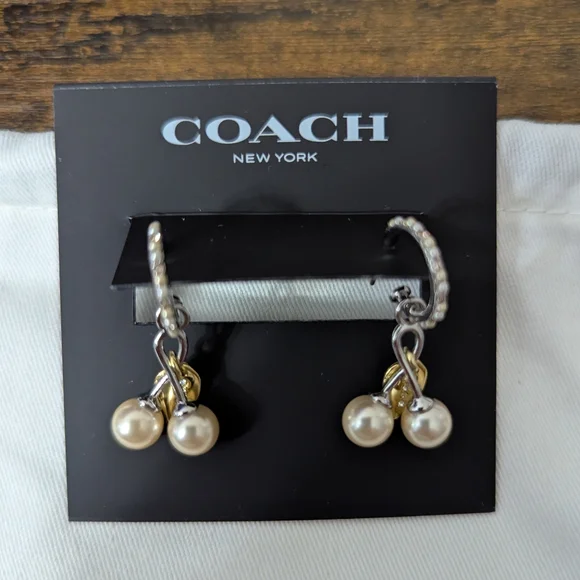 COACH Huggies Earrings